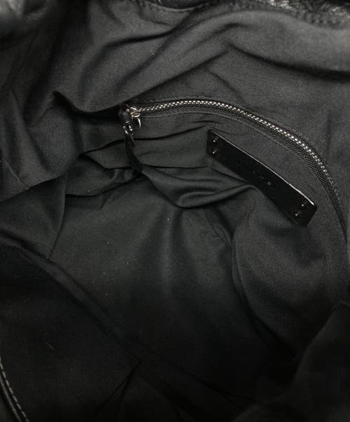 DIESEL（ディーゼル）DIESEL (ディーゼル) レザーリュック ブラックの古着・服飾アイテム