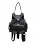 DIESEL（ディーゼル）の古着「レザーリュック」｜ブラック