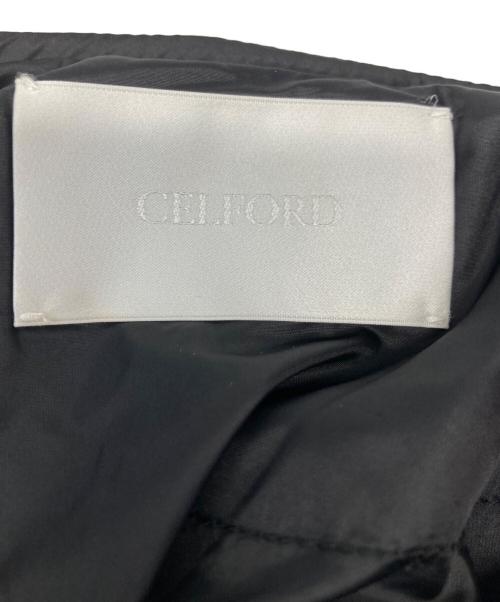 CELFORD（セルフォード）CELFORD (セルフォード) キルティングフレアジャケット ブラック サイズ:FREEの古着・服飾アイテム