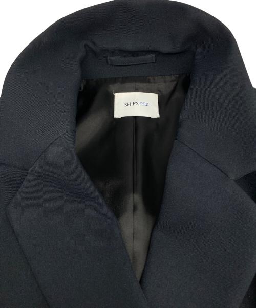 SHIPS any（シップスエニィ）SHIPS any (シップスエニィ) ダブル ジャケット ネイビー サイズ:38の古着・服飾アイテム