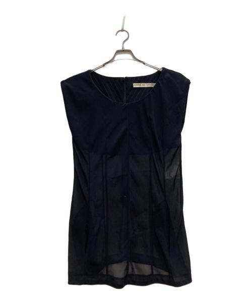 COMME des GARCONS（コムデギャルソン）COMME des GARCONS (コムデギャルソン) オールド切替ワンピース ネイビー サイズ:freeの古着・服飾アイテム