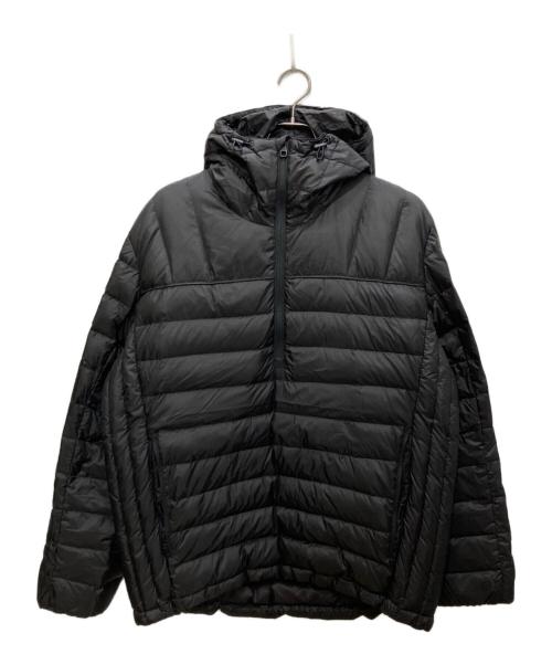 dunhill（ダンヒル）dunhill (ダンヒル) ハーフジッププルオーバー ダウンジャケット ブラック サイズ:ＸＬの古着・服飾アイテム