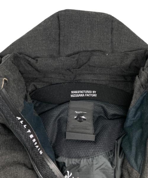 DESCENTE ALLTERRAIN（デザイント オルテライン）DESCENTE ALLTERRAIN (デザイント オルテライン) BEAUTY&YOUTH (ビューティーアンドユース) 別注 水沢ダウンジャケット グレー サイズ:Ｌの古着・服飾アイテム
