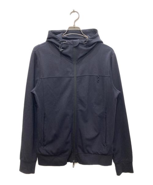 EMPORIO ARMANI（エンポリオ アルマーニ）EMPORIO ARMANI (エンポリオ アルマーニ) フーデッドジャケット ネイビー サイズ:Ｍの古着・服飾アイテム