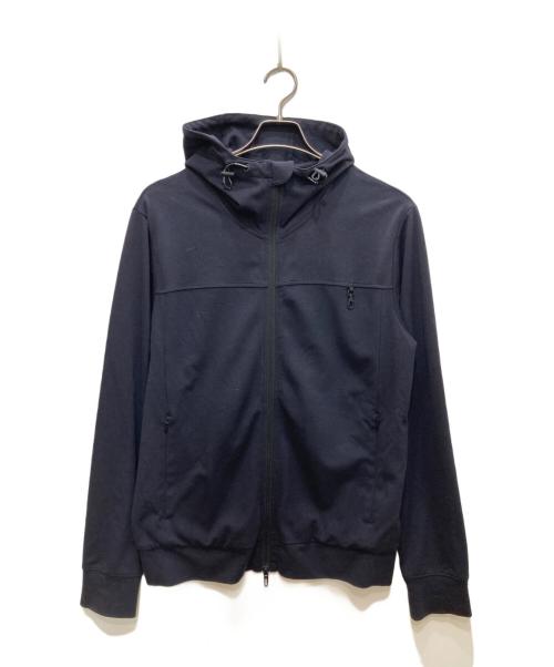 EMPORIO ARMANI（エンポリオアルマーニ）EMPORIO ARMANI (エンポリオアルマーニ) フーデッドジャケット ネイビー サイズ:Ｍの古着・服飾アイテム