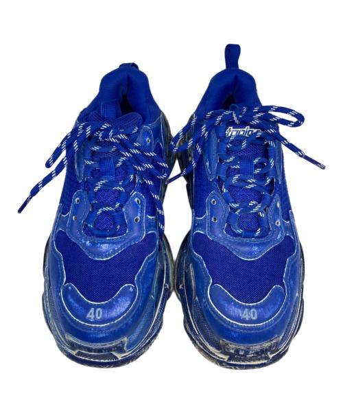 BALENCIAGA（バレンシアガ）BALENCIAGA (バレンシアガ) TRIPLE S スニーカー/トリプル S スニーカー ブルー サイズ:40の古着・服飾アイテム