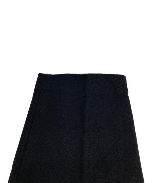 MHL（エムエイチエル）MHL (エムエイチエル) ウール サージ ミリタリー トラウザーズ ブラック サイズ:2の古着・服飾アイテム