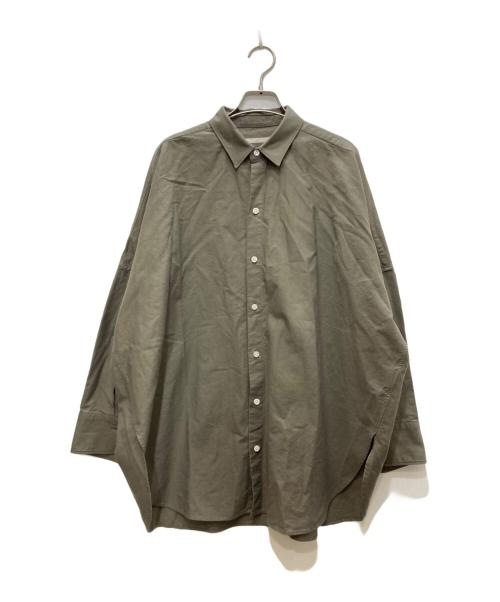 Plage（プラージュ）Plage (プラージュ) Oxford Long シャツ/オクスフォード　シャツ カーキ サイズ:FREEの古着・服飾アイテム