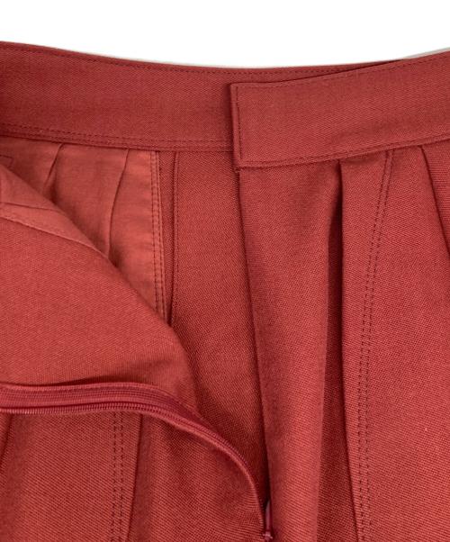 beautiful people（ビューティフルピープル）beautiful people (ビューティフルピープル) プリーツスカート レッド サイズ:38の古着・服飾アイテム