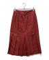 beautiful people (ビューティフルピープル) プリーツスカート レッド サイズ:38：7000円