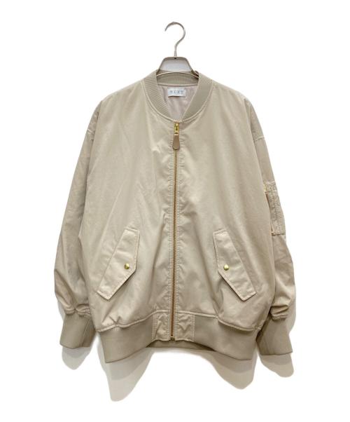 PLST（プラステ）PLST (プラステ) MA-1ジャケット ホワイト サイズ:Ｍの古着・服飾アイテム