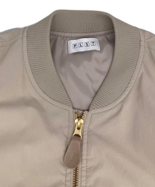 PLST（プラステ）PLST (プラステ) MA-1ジャケット ホワイト サイズ:Ｍの古着・服飾アイテム