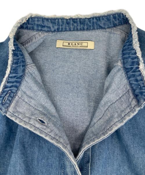 blanc basque（ブランバスク）blanc basque (ブランバスク) パールボタンデニムシャツ インディゴ サイズ:38の古着・服飾アイテム