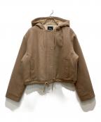 theoryセオリー）の古着「フーデッドジャケット」｜ベージュ