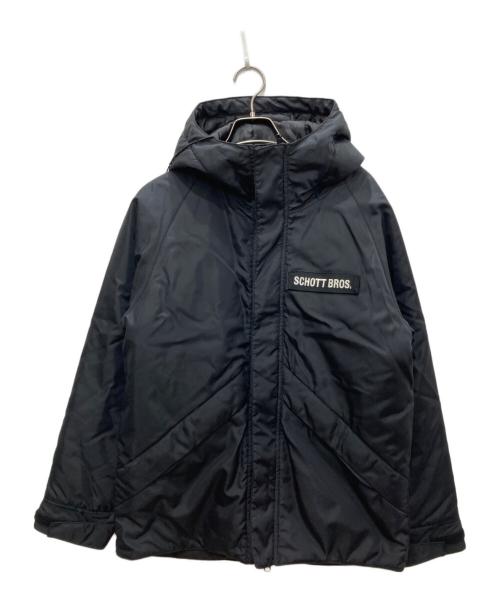 Schott（ショット）Schott (ショット) フーデッドジャケット ブラック サイズ:Ｓの古着・服飾アイテム