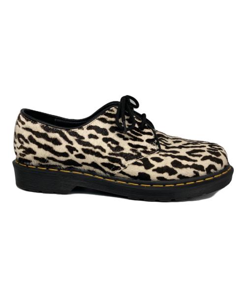 Dr.Martens（ドクターマーチン）Dr.Martens (ドクターマーチン) WACKO MARIA (ワコマリア) LEOPARD 3EYE SHOE/レオパード　3アイ　シューズ ベージュ サイズ:UK8の古着・服飾アイテム