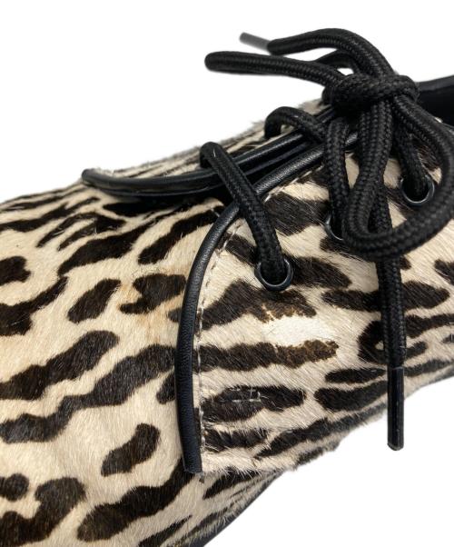 Dr.Martens（ドクターマーチン）Dr.Martens (ドクターマーチン) WACKO MARIA (ワコマリア) LEOPARD 3EYE SHOE/レオパード　3アイ　シューズ ベージュ サイズ:UK8の古着・服飾アイテム