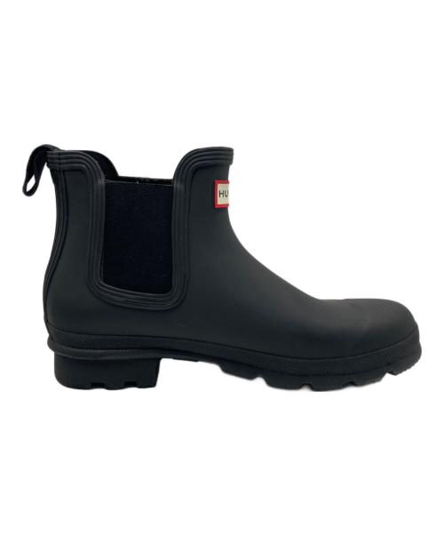 HUNTER（ハンター）HUNTER (ハンター) レインブーツ ブラック サイズ:UK7 EU40/41 US8の古着・服飾アイテム