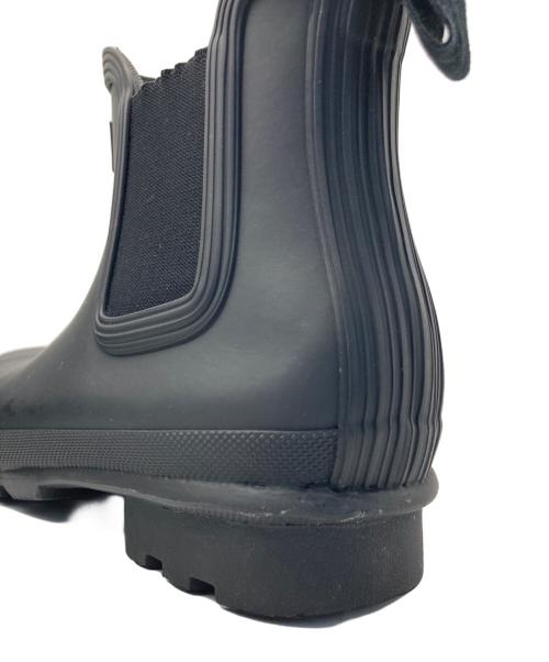 HUNTER（ハンター）HUNTER (ハンター) レインブーツ ブラック サイズ:UK7 EU40/41 US8の古着・服飾アイテム
