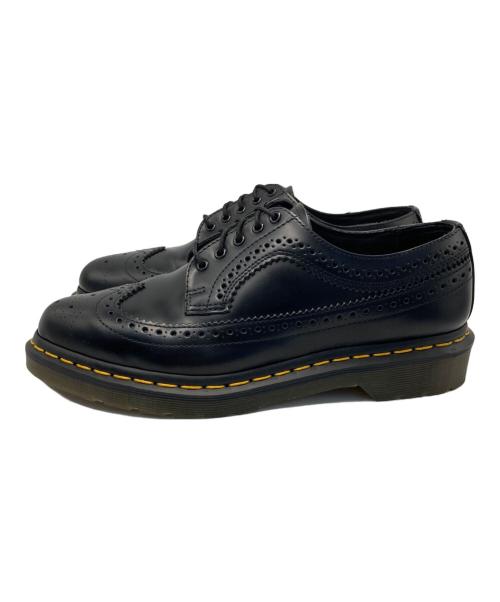Dr.Martens（ドクターマーチン）Dr.Martens (ドクターマーチン) イエローステッチブローグシューズ ブラック サイズ:UK7/EU41/US M8/US L9の古着・服飾アイテム