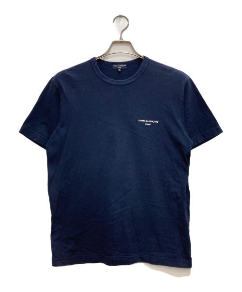 COMME des GARCONS HOMME（コムデギャルソン オム）COMME des GARCONS HOMME (コムデギャルソン オム) ロゴカットソー ネイビー サイズ:Ｓの古着・服飾アイテム