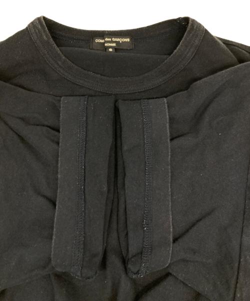 COMME des GARCONS HOMME（コムデギャルソン オム）COMME des GARCONS HOMME (コムデギャルソン オム) ロゴカットソー ネイビー サイズ:Ｓの古着・服飾アイテム