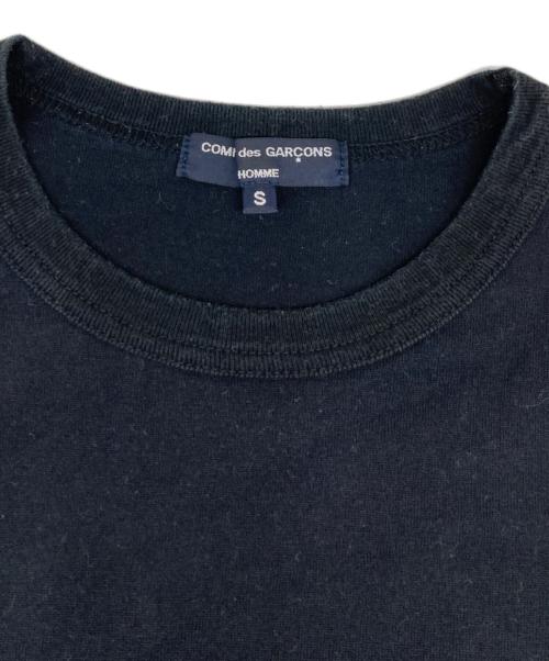 COMME des GARCONS HOMME（コムデギャルソン オム）COMME des GARCONS HOMME (コムデギャルソン オム) ロゴカットソー ブラック サイズ:Ｓの古着・服飾アイテム