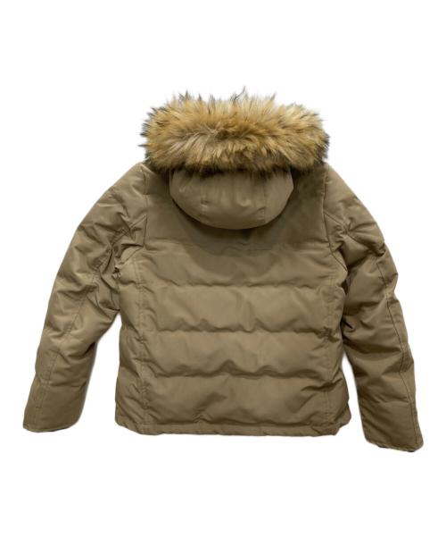 DANTON（ダントン）DANTON (ダントン) FAKE FAR HOODED DOWN JACKET/フェイクファーフーデッドダウンジャケット ベージュ サイズ:Ｓの古着・服飾アイテム