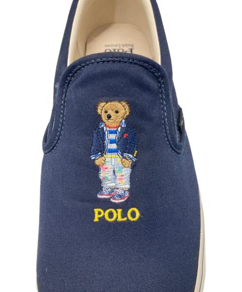 POLO RALPH LAUREN（ポロ・ラルフローレン）POLO RALPH LAUREN (ポロ・ラルフローレン) ポロベアスリッポン ネイビー サイズ:US10/UK9/EUR43の古着・服飾アイテム