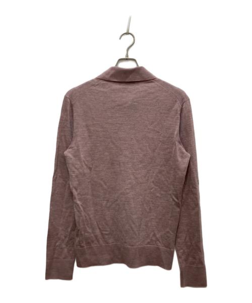 ERMENEGILDO ZEGNA（エルメネジルド・ゼニア）Ermenegildo Zegna (エルメネジルド・ゼニア) カシミヤブレンドニットポロ ピンク サイズ:46 未使用品の古着・服飾アイテム