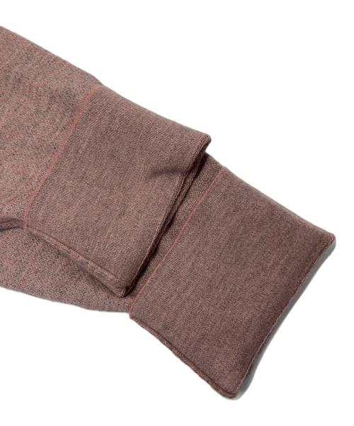 ERMENEGILDO ZEGNA（エルメネジルド・ゼニア）Ermenegildo Zegna (エルメネジルド・ゼニア) カシミヤブレンドニットポロ ピンク サイズ:46 未使用品の古着・服飾アイテム