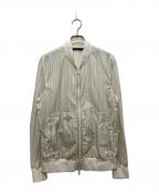 ERMENEGILDO ZEGNAエルメネジルド・ゼニア）の古着「ジップブルゾン」｜ベージュ