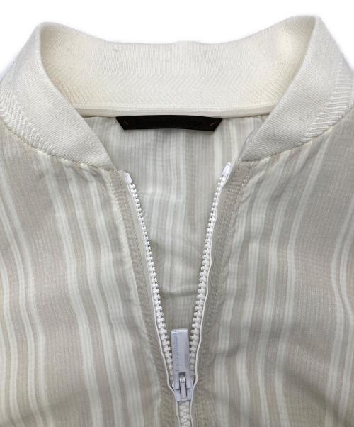 ERMENEGILDO ZEGNA（エルメネジルド・ゼニア）Ermenegildo Zegna (エルメネジルド・ゼニア) ジップブルゾン ベージュ サイズ:46の古着・服飾アイテム