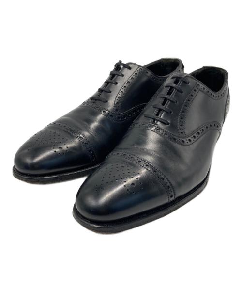 Crockett & Jones（クロケット＆ジョーンズ）Crockett & Jones (クロケット＆ジョーンズ) BARRINGTON メダリオンシューズ ブラック サイズ:6 1/2 Dの古着・服飾アイテム
