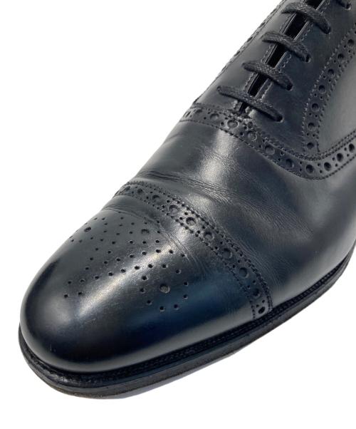 Crockett & Jones（クロケット＆ジョーンズ）Crockett & Jones (クロケット＆ジョーンズ) BARRINGTON メダリオンシューズ ブラック サイズ:6 1/2 Dの古着・服飾アイテム