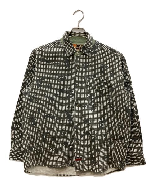 stussy OUTDOOR（ステューシーアウトドア）stussy outdoor (ステューシーアウトドア) 総柄シャツ ブラウン サイズ:Sの古着・服飾アイテム