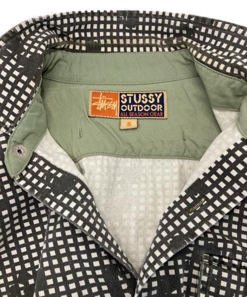 stussy OUTDOOR（ステューシーアウトドア）stussy outdoor (ステューシーアウトドア) 総柄シャツ ブラウン サイズ:Sの古着・服飾アイテム