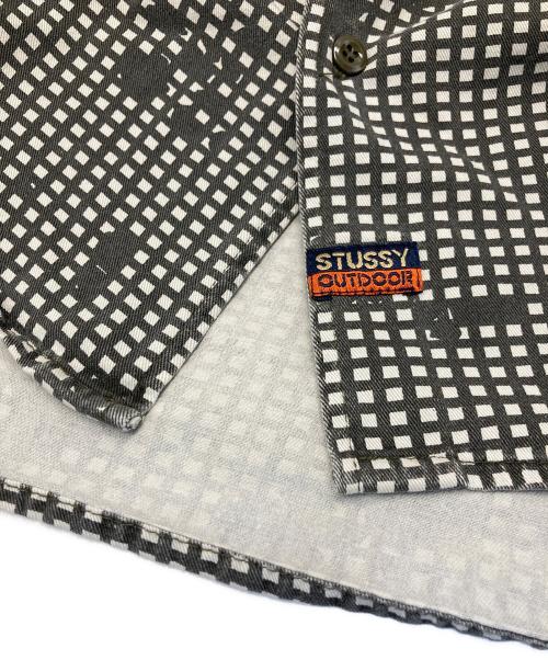 stussy OUTDOOR（ステューシーアウトドア）stussy outdoor (ステューシーアウトドア) 総柄シャツ ブラウン サイズ:Sの古着・服飾アイテム