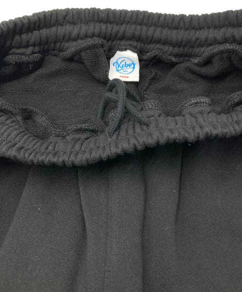 KEBOZ（ケボズ）KEBOZ (ケボズ) MLB NEW YORK METS LOGO SWEAT PANTS/MLB ニューヨーク メッツ ロゴ スウェット パンツ ブラック サイズ:Lの古着・服飾アイテム