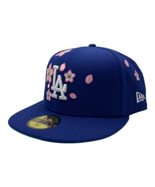 New Era（ニューエラ）New Era (ニューエラ) 桜刺繍キャップ ブルーの古着・服飾アイテム