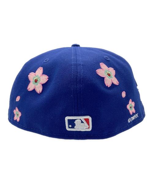 New Era（ニューエラ）New Era (ニューエラ) 桜刺繍キャップ ブルーの古着・服飾アイテム