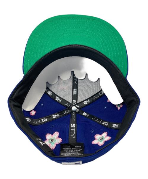 New Era（ニューエラ）New Era (ニューエラ) 桜刺繍キャップ ブルーの古着・服飾アイテム