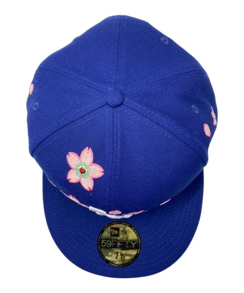 New Era（ニューエラ）New Era (ニューエラ) 桜刺繍キャップ ブルーの古着・服飾アイテム
