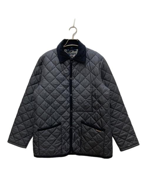 LAVENHAM（ラベンハム）LAVENHAM (ラベンハム) キルティングハーフコート ネイビー サイズ:40の古着・服飾アイテム