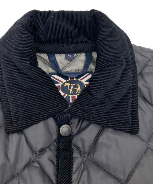 LAVENHAM（ラベンハム）LAVENHAM (ラベンハム) キルティングハーフコート ネイビー サイズ:40の古着・服飾アイテム