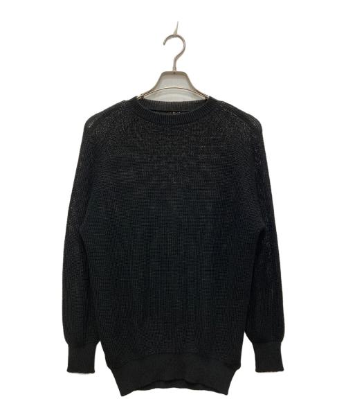 MICA&DEAL（マイカアンドディール）MICA&DEAL (マイカアンドディール) ルーズ畦ニットプルオーバー/ルーズアゼニットプルオーバー ブラック サイズ:FREE 未使用品の古着・服飾アイテム