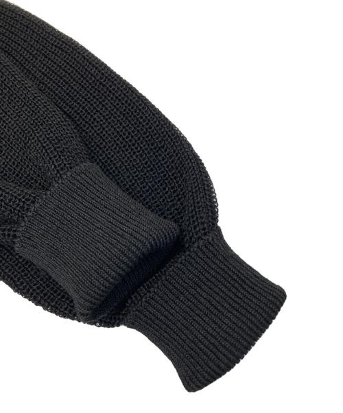 MICA&DEAL（マイカアンドディール）MICA&DEAL (マイカアンドディール) ルーズ畦ニットプルオーバー/ルーズアゼニットプルオーバー ブラック サイズ:FREE 未使用品の古着・服飾アイテム