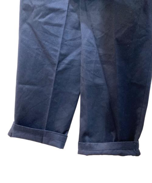BEAMS F（ビームスエフ）BEAMS F (ビームスエフ) コットンツイル1プリーツスラックス ネイビー サイズ:50の古着・服飾アイテム