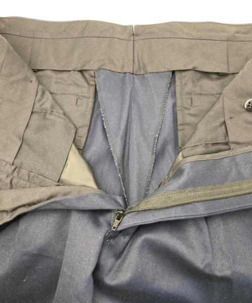 BEAMS F（ビームスエフ）BEAMS F (ビームスエフ) コットンツイル1プリーツスラックス ネイビー サイズ:50の古着・服飾アイテム