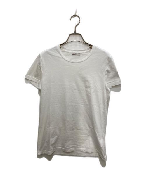 MONCLER（モンクレール）MONCLER (モンクレール) 半袖Tシャツ ホワイト サイズ:Mの古着・服飾アイテム